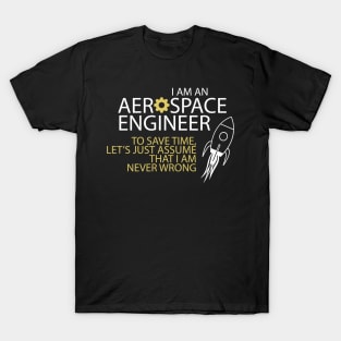 Aerospace engineer - Space T-Shirt